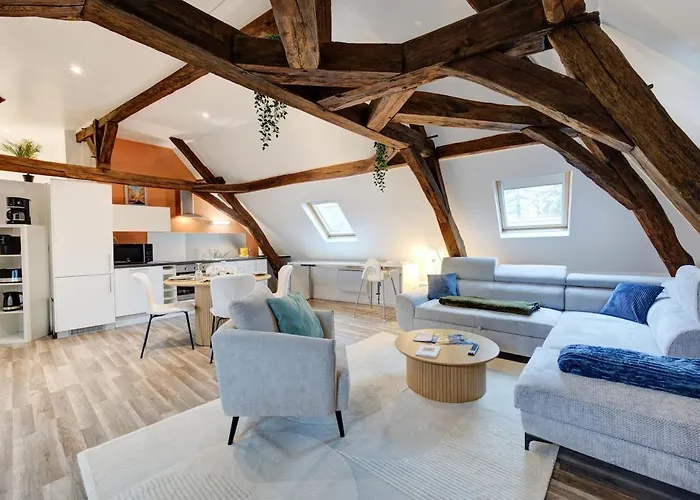 Апартаменты Magnifique Loft Au Pied Du Tram - Wifi - Bureau